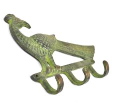 Brass 3 Hooksed Peacock Hooks