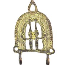 Brass 2 Hooksed Tribal Hooks