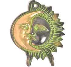 2 Face Hooks Sun and Moon with 2 Hooks
