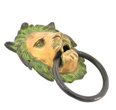 Brass Lion Door Knocker