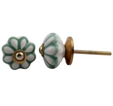 Smoky Green Medium Knob