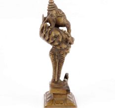 Bronze Ganesha with 14 Hands Figurine