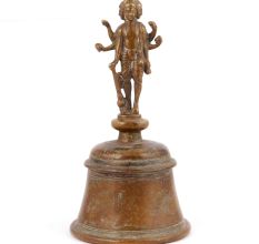 Brass Ghanti Bell with God Figurine