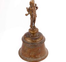 Brass Ghanti Bell with God Figurine