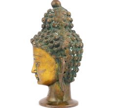 Bronze Buddha Head Statue
