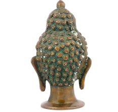 Bronze Buddha Head Statue