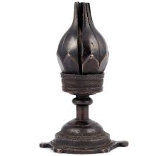 Bronze Lotus Oil Lamp