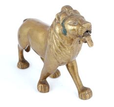 Brass Lion Figurine