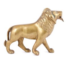 Brass Lion Figurine