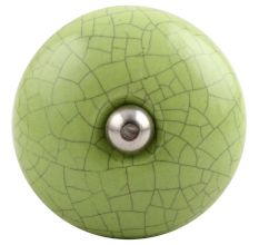 Green Black Crackle Ceramic Wine Stopper
