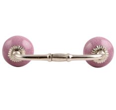 Light Purple Crackle Ceramic  Bridge Handle