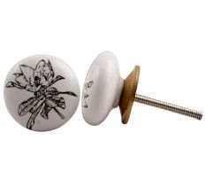 Rose Flat Knob