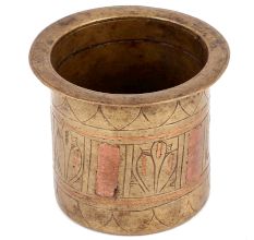 Bronze Panchamrita Cup With Engravings