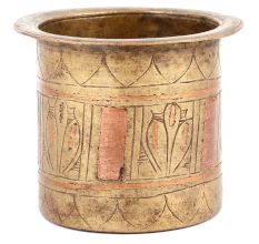 Bronze Panchamrita Cup With Engravings