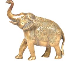Traditional Trunk up Elephant Statue