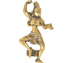 Brass Indian Dancing Lady Door Handle