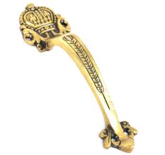 Ornate Victorian Solid Bronze Clothes Hat Wall Handle