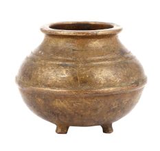 Bronze Pot With Three Legs