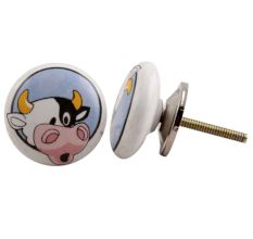 Bull Ceramic Knob