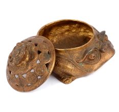 Bronze Feng Shui Jewellery Box With Tortoise On The Lid
