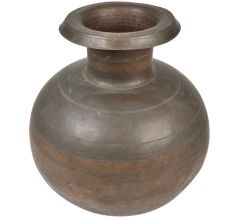 Brass Long Neck Water Storage Matka Pot