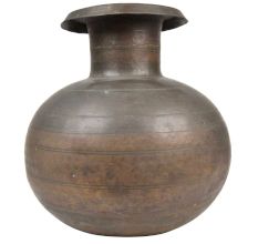 Brass Long Neck Water Storage Matka Pot