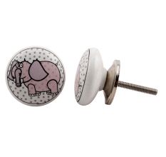 Elephant Ceramic Knob