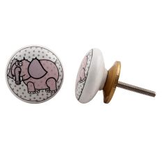 Elephant Ceramic Knob