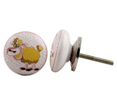 Sheep Ceramic Knob