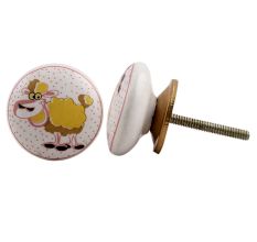 Sheep Ceramic Knob