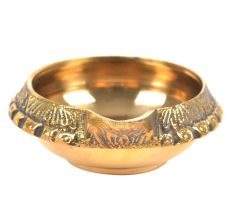 Hand Crafted Brass Kuber Diya 1 inch x 2.5 inch