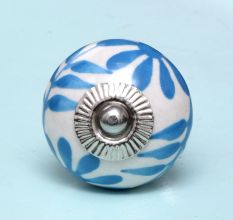 Turquoise Flower Knob