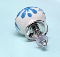 Turquoise Flower Knob