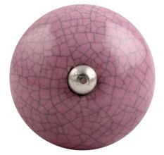 Light Purple Crackle Ceramic Wine Stopper 