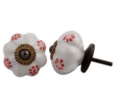 Red Flower Knob