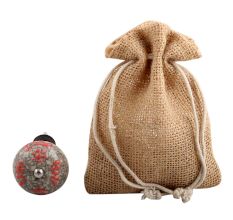 Pink Floral Crackle Ceramic Wine Stopper 