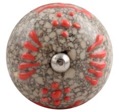 Pink Floral Crackle Ceramic Wine Stopper 