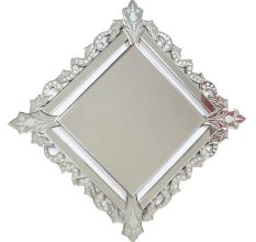 Square Venetian Glass Wall Mirror