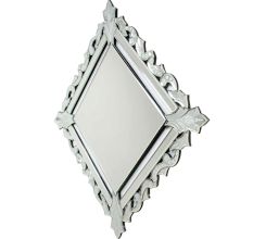 Square Venetian Glass Wall Mirror