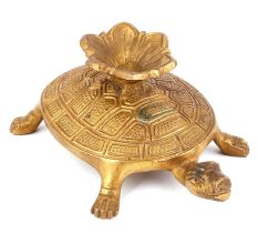 Bronze Tortoise Candle Holder
