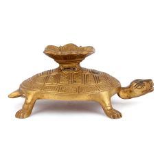 Bronze Tortoise Candle Holder