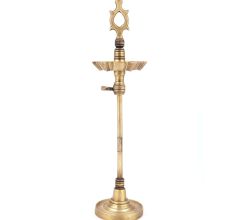 Brass Oil Lamp With Detachable Screw