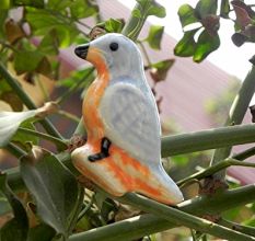 Yellow Canariesas Dresser Bird Knob