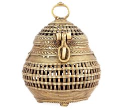 Bronze Jewellery Box With Dhokra Art