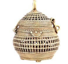 Bronze Jewellery Box With Dhokra Art