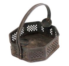Bronze Puja Basket Patinated