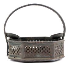 Bronze Puja Basket Patinated