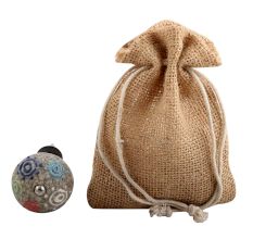 Mixed Circular Crackle Ceramic Wine Stopper
