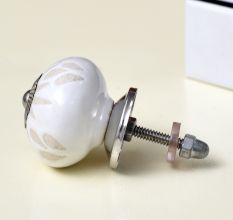 White Etched Ceramic Knob-01