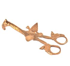 Brass Handmade Candle Snuffer With A Bird On It